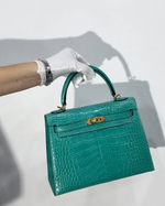 Сумка Hermes из кожи крокодила 25 см, арт. 466225386