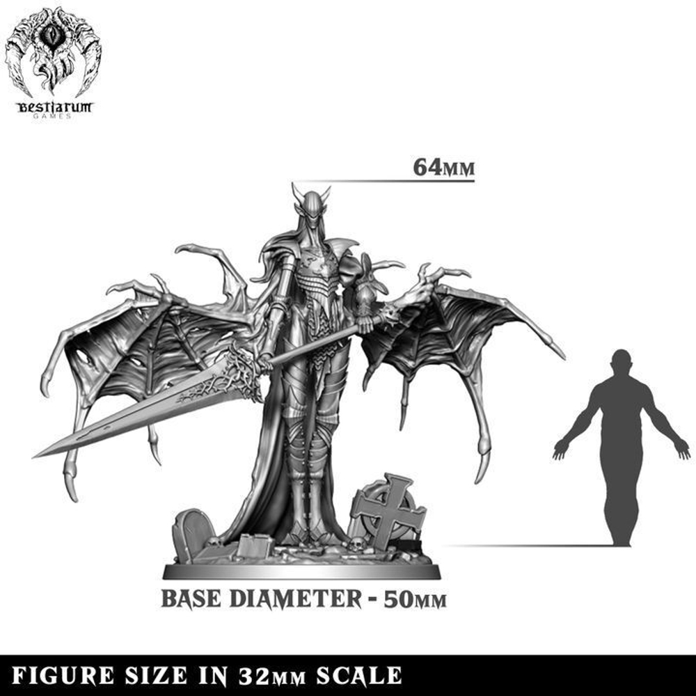 Отвартительные The Abhorrents 32мм Миниатюры (32mm / Без покраса / Crimson Order Knight)