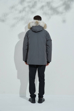 Серая пуховая парка Expedition Canada Goose премиум класса