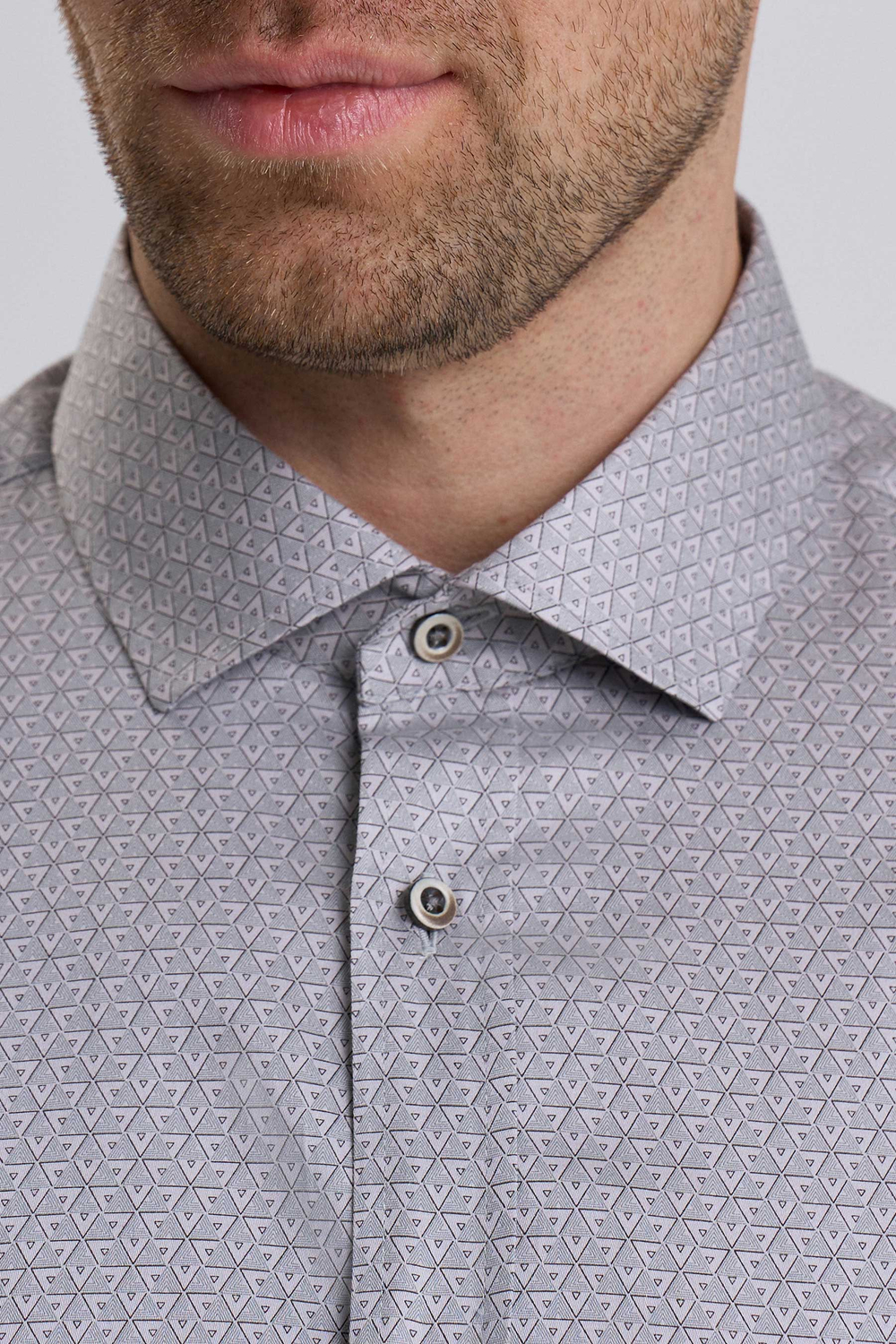 Сорочка мужская VESTER длинный рукав, хлопок 100% 59916 09