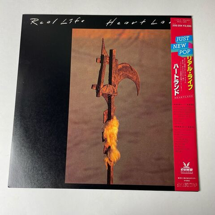 Винтажная виниловая пластинка LP Real Life Heartland (Japan 1984) (Obi)
