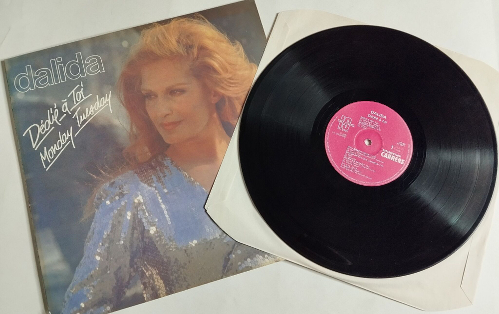 Винтажная виниловая пластинка LP Dalida Dedie A Toi Monday Tuesday (France 1979)