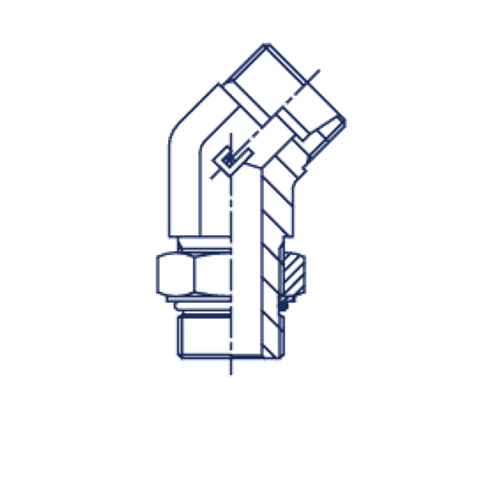 Штуцер FRA45 DL06 UNF 7/16 (корпус)