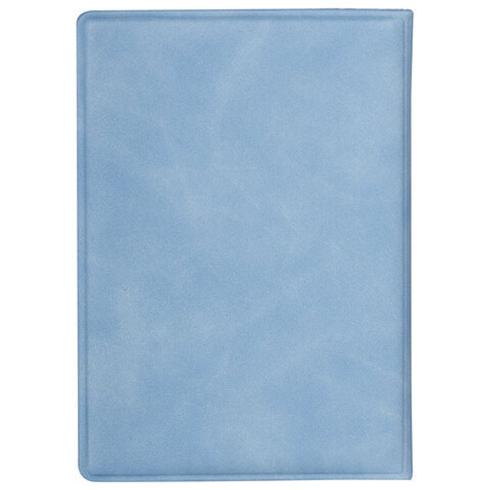 Обложка для паспорта "Passport Map", мягкая экокожа, голубая, STAFF, 238877