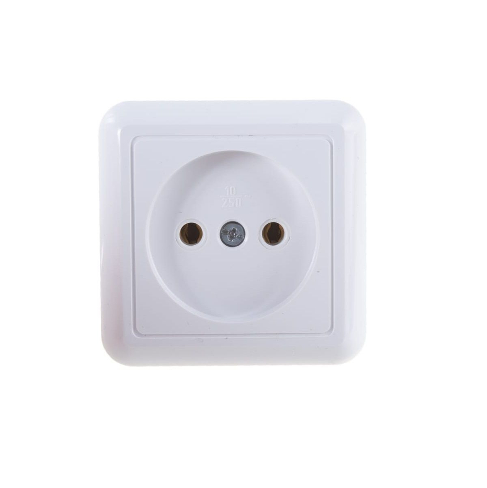 "ОПТИМА"Розетка откр. уст. одноместная, 10А РА10-375 Кунцево Электро