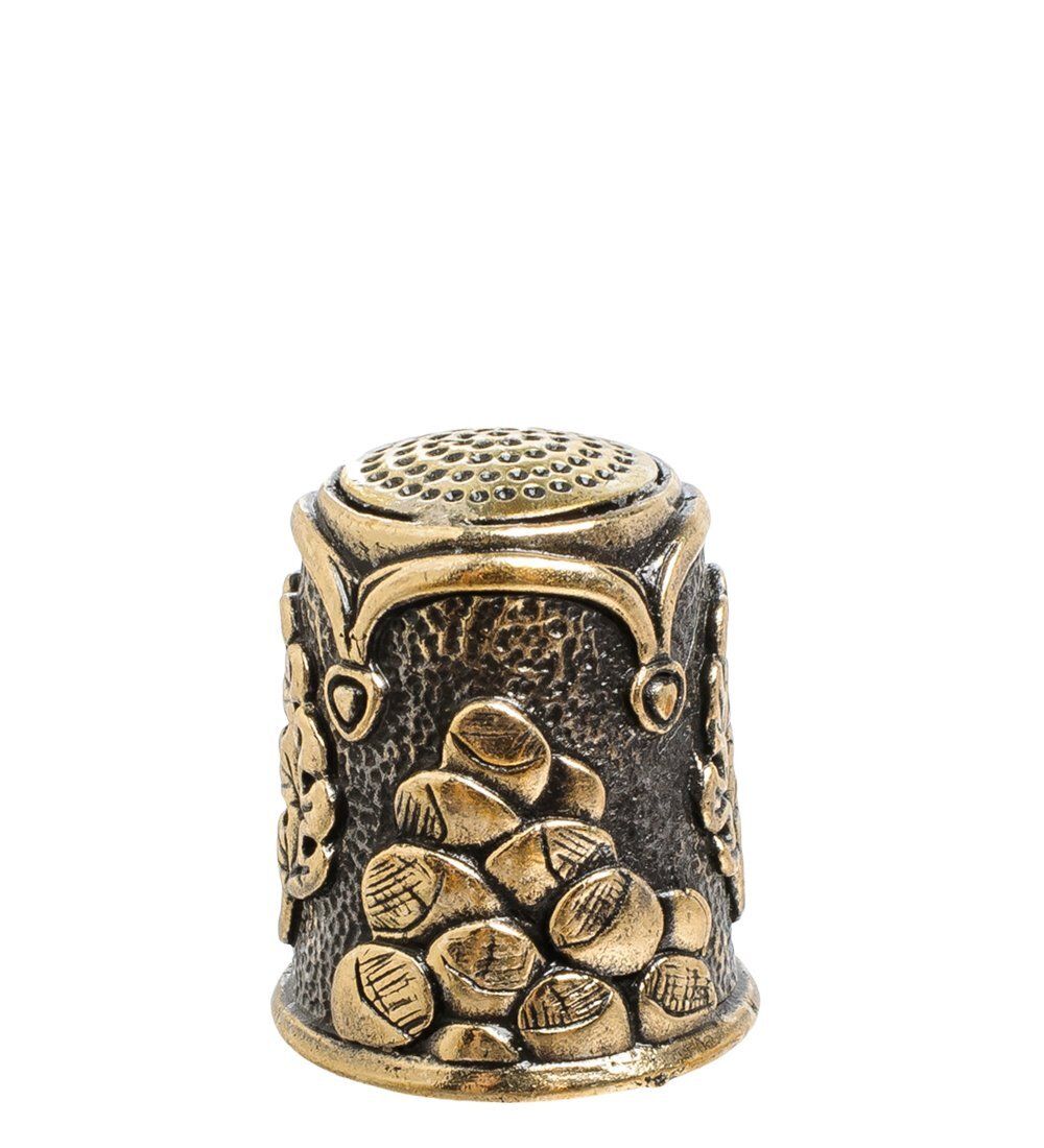 AM-1436 Наперсток «Белочка с орешками» (латунь)