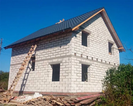 Строительство коттеджных домов из пеноблока, кирпича и других материалов