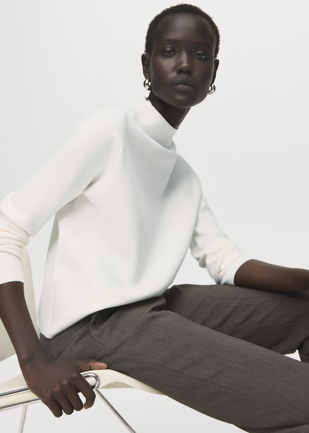 Джемпер с воротником perkins