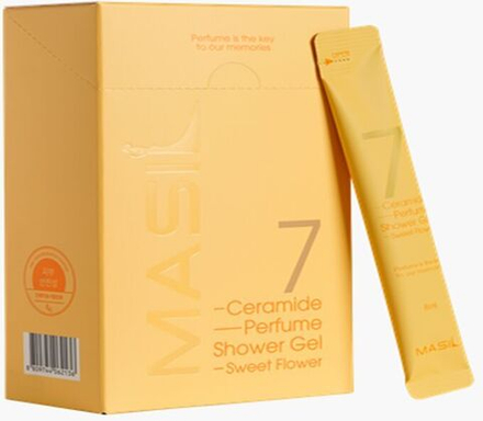 MASIL Ceramide Perfume Shower Gel Парфюмированный гель для душа с ароматом малины и жасмина 8мл