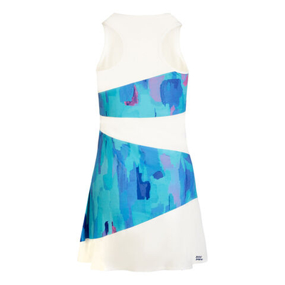 Женская теннисное платье BIDI BADU Zahai Tech (2 In 1) Dress Women - White, Blue