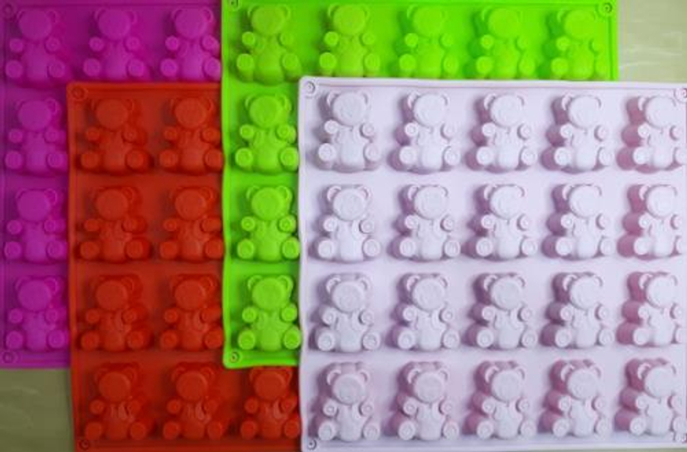 Форма силиконовая "Мишка Барни" 20в1 5 см