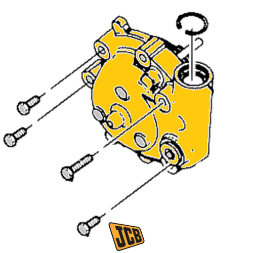 Стояночный тормоз КПП в сборе JCB 459/M3056