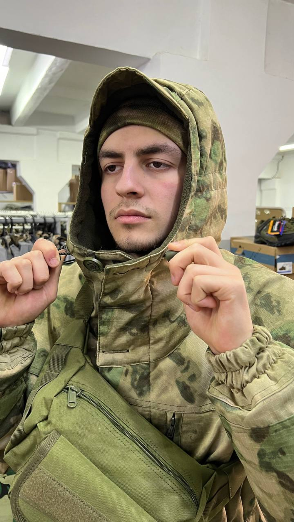 Костюм горка 5 зима лайт / мох