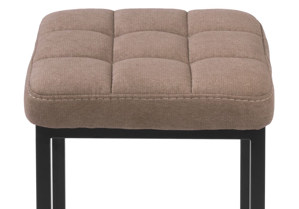 Барный стул Лофт ткань канди мокко / черный матовый