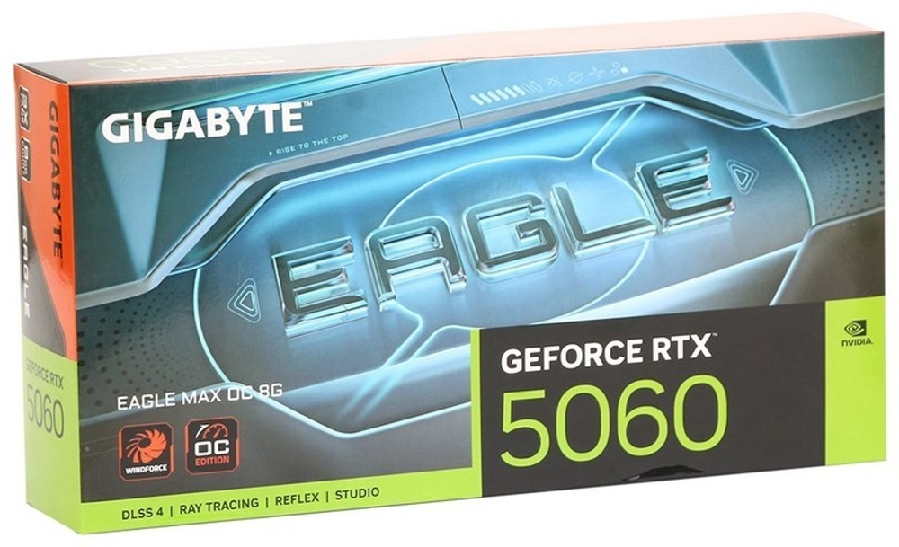 Видеокарта GIGABYTE RTX 5060 Eagle Max OC (GV-N5060EAGLEMAX OC-8GD) 8 Гб