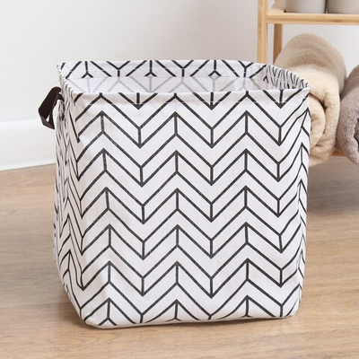 Корзина  текстильная 32*32*32 см (белый)