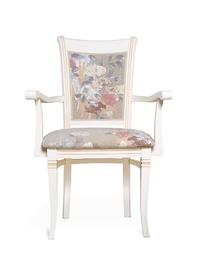 Кресло СМ 21 (бук/тон 1 с золотой патиной, ткань 100А+)