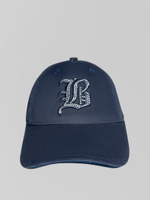 Кепка LB темно-синяя с логотипом спереди