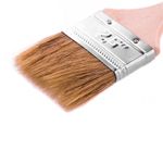 Кисть плоская "Стандарт" 2,5" (63 мм), натуральная щетина, деревянная ручка// MTX 82535