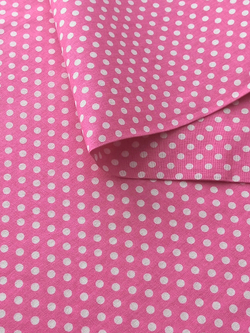 Ткань бязь плательная, рис. " Горох 6 мм", ширина 150 см, арт. 085