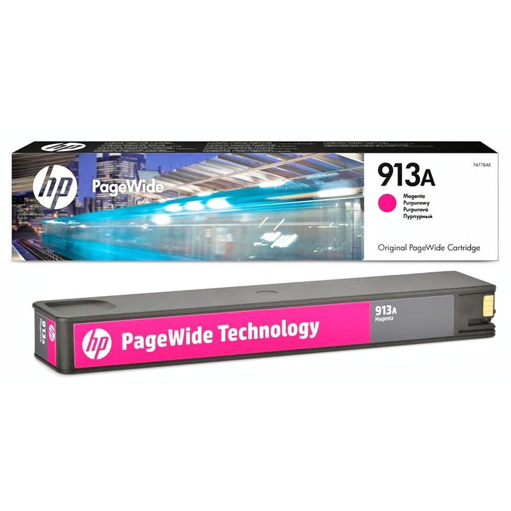 Картридж HP 913A (F6T78AE) для Pagewide Pro 352/377/452/477, Managed P55250/P57750 пурпурный (3k)