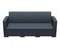 Диван пластиковый с подушками Monaco Lounge XL, антрацит