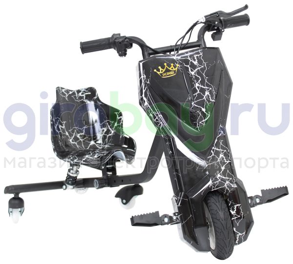 Электро Дрифт-карт IKINGI Drift Cart P2 250W (36V/4.4Ah) - Чёрная молния фото №2
