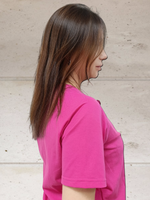 2221 Футболка женская рукав реглан кулирка малиновый (54)