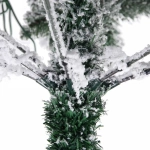 Ёлка «Снежные огни» 210 см, ПВХ с белым напылением 310 ламп LED (1222 ветки)