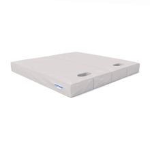 Мат с прорезями для шведской стенки (мягкий щит) Romana 1000*1000*100 , в 2 сложения