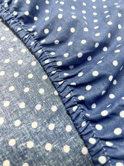 Постельное белье перкаль Сказка "Небо" 1,5-сп Наволочка 50х70 см 1 шт Простынь на резинке 90x200 см Пододеяльник 145x215 см