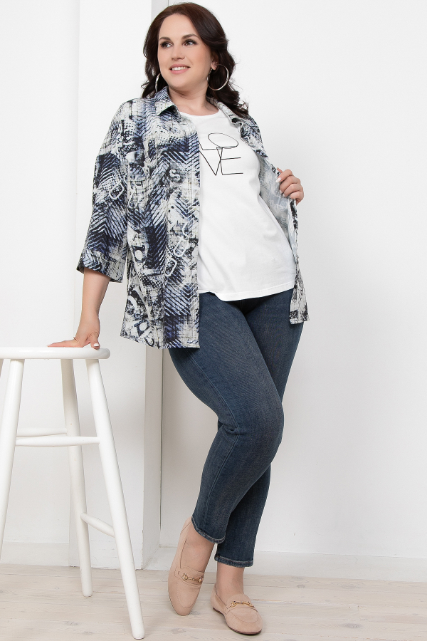 6052 Брюки джинсовые