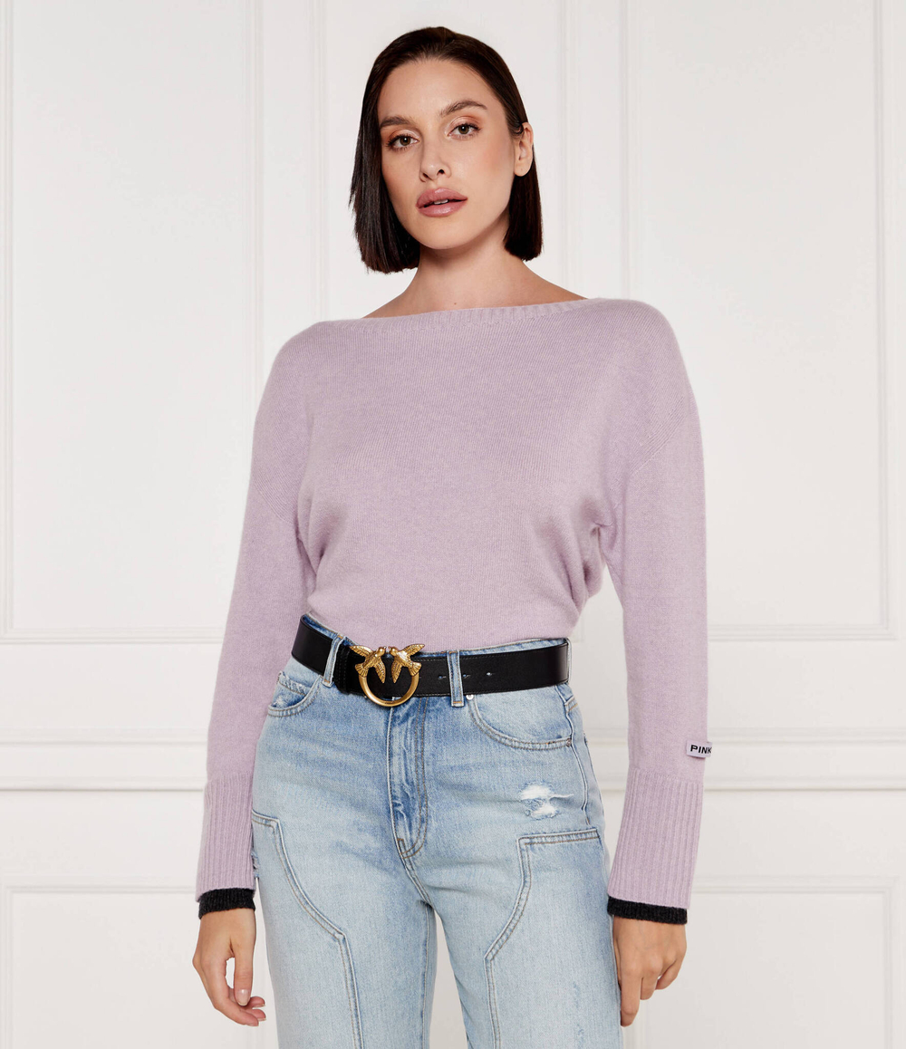 Хлопковый свитер Pinko - лавандовый(104467 A277)