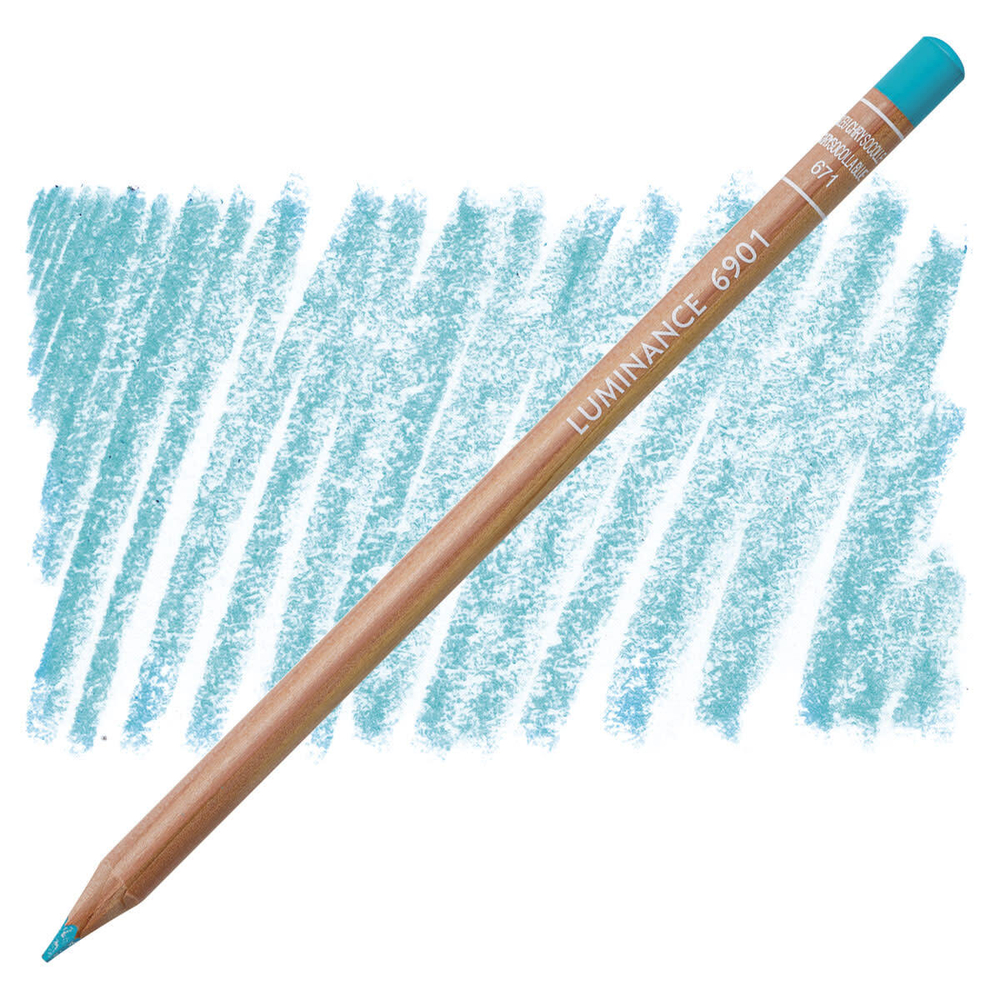 Caran d'Ache Luminance 6901. 671 Chrysocolla Blue