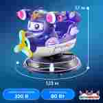 Коммерческая детская качалка «Галактический рейс» 1,13×0,57×1,03 м