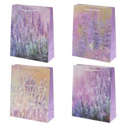 GAEM Пакет подарочный M (бумага 210г/м2, блок микс 12шт), L26 W10 H32 см, 4в.