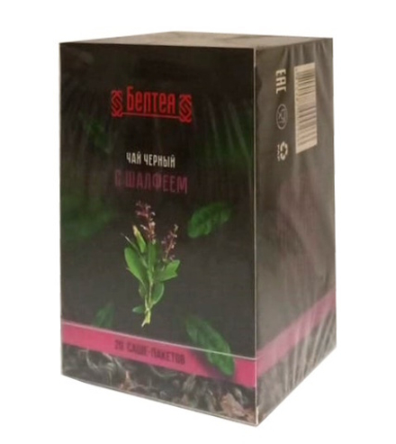 Чай черный с шалфеем 20 пак. Белтея