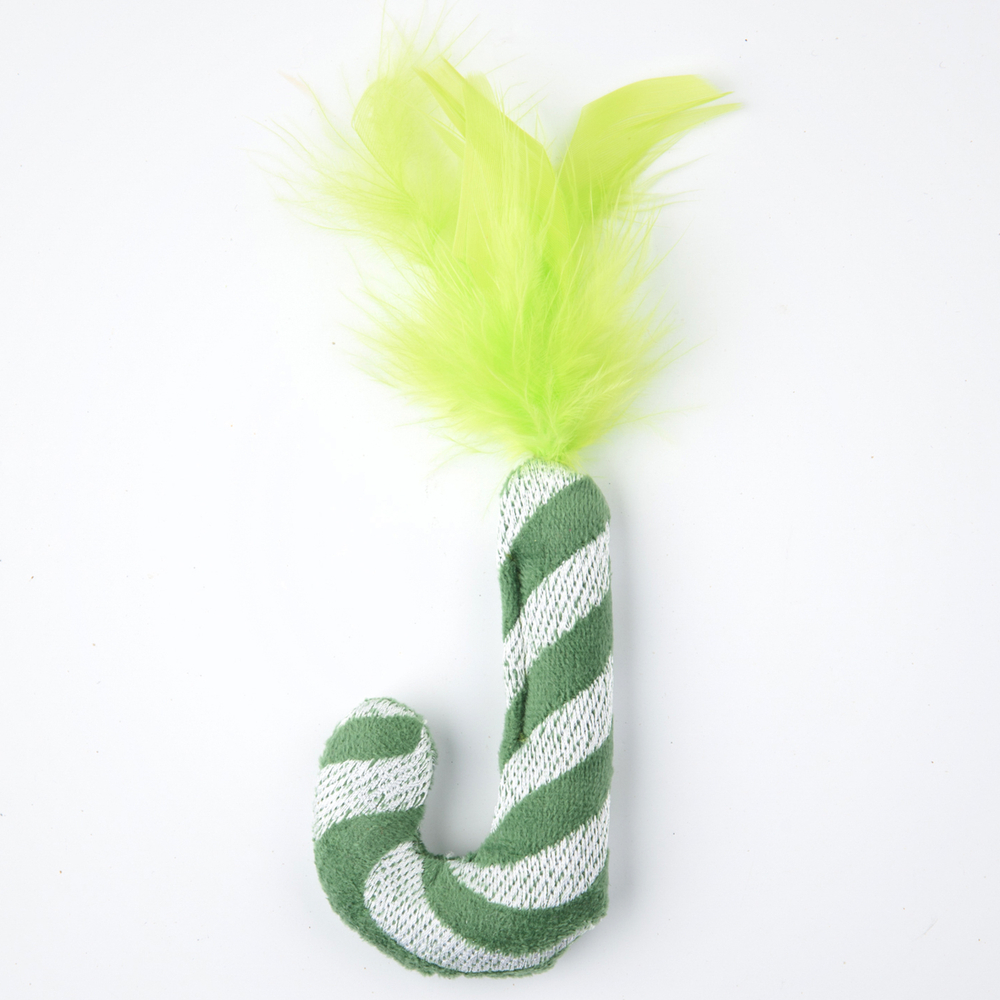 Игрушка Mr.Kranch для кошек Леденец 9*3 см зеленый