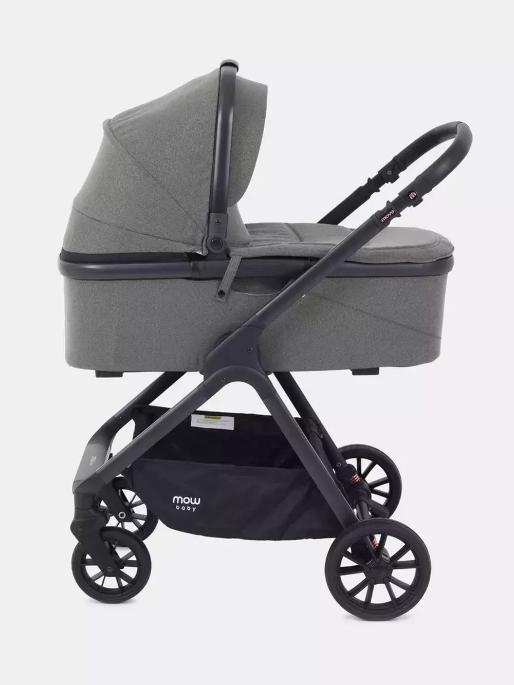 Коляска детская MOWBaby "MOVE" MB402 2в1 Grey (2023)