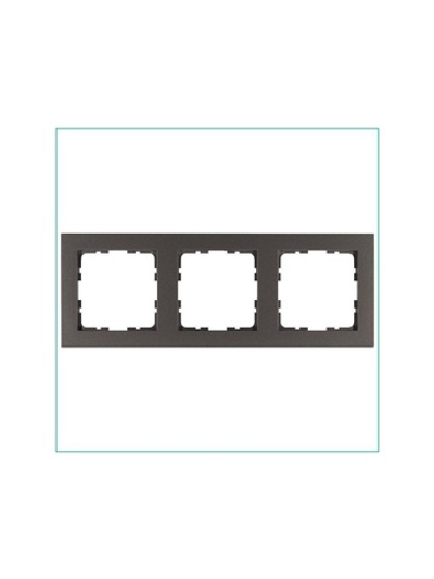 Рамка 3-м G-Classic мокко Jasmart G1003Z