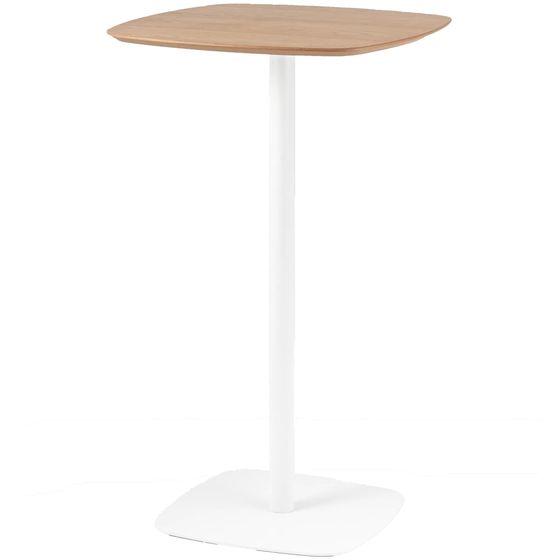 Барный стол Studio, 60х60х103 см, светлое дерево/белый