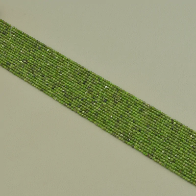 Нитка Диопсид 39 см. 2 мм. (Без замка)