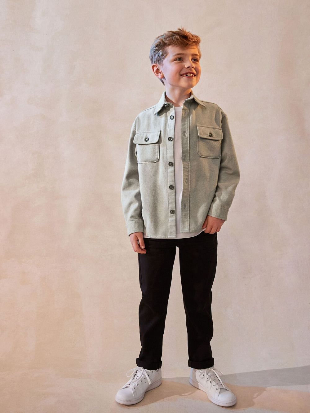 Рубашка для мальчика Next K83-520, Серый