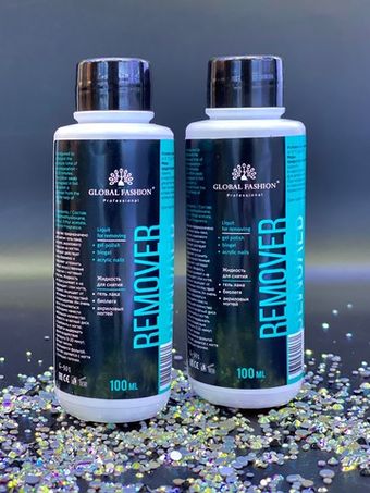 Жидкость для снятия гель-лака Global Fashion, Remover 100 мл