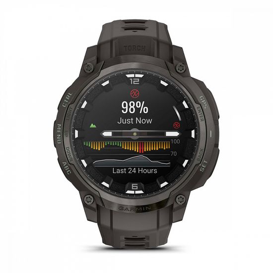 Умные часы Garmin Instinct Crossover AMOLED charcoal черный