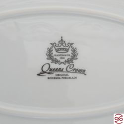 Блюдо овальное Queen's Crown Aristokrat Роза 39 см
