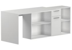 Письменный стол Лайт 03.245F белый гладкий 101