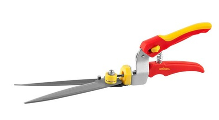 Ножницы GRINDA для стрижки травы,пластмассовые ручки, поворотный механизм 180 гр, 368мм