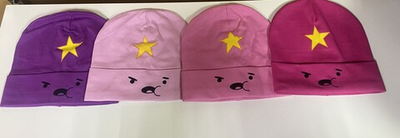 Шапка на девочку трикотажная однослойная из хлопка на размер 50-52, цвета в ассортименте