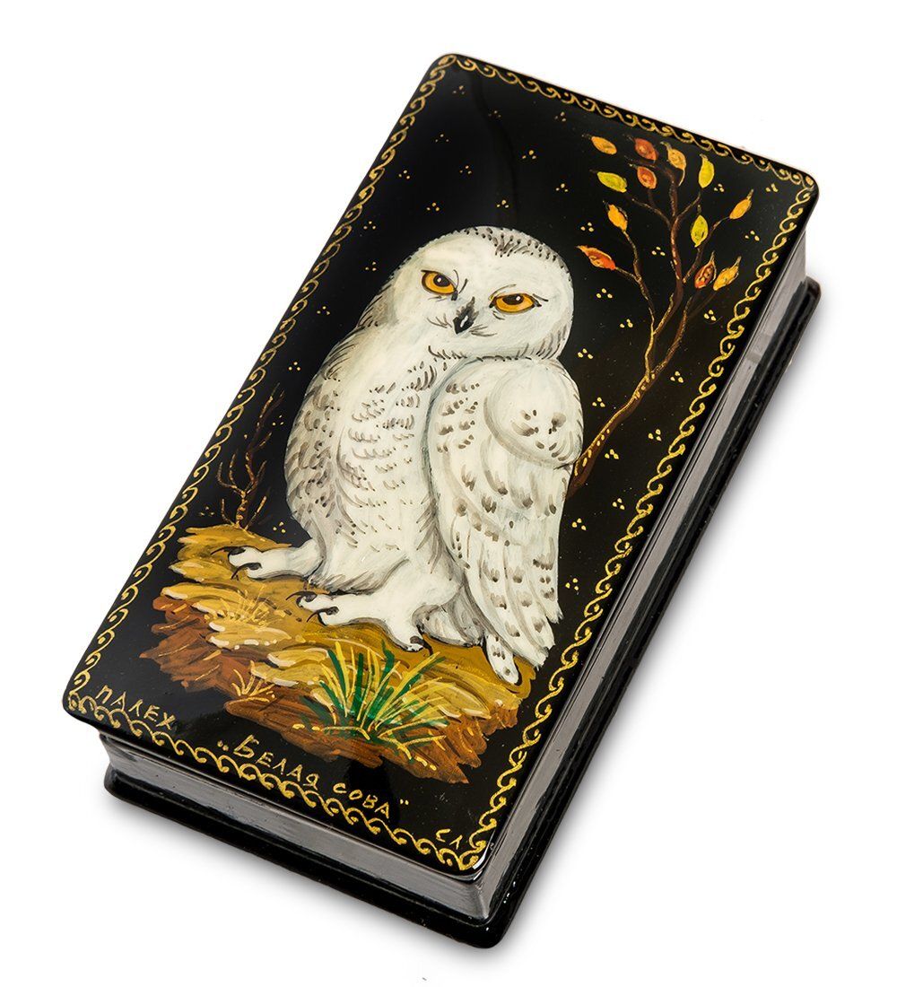 Народные промыслы ШК-95/10 Шкатулка «Белая Сова»